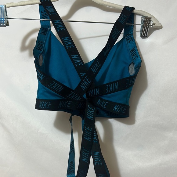 Nike Blue and Black Racerback Sports Bra - Picture 7 of 8